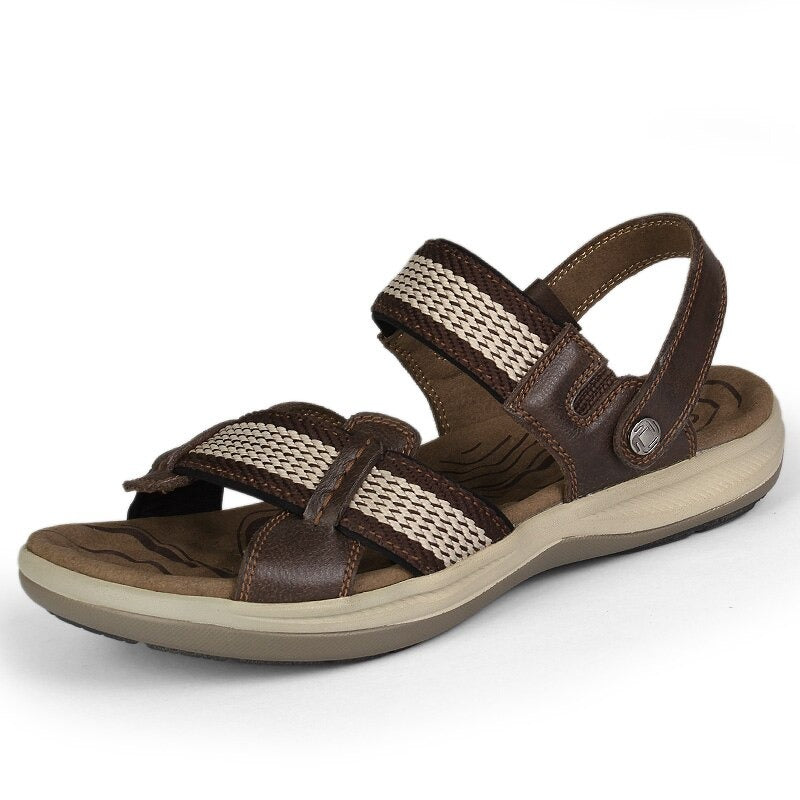 Orthopedic Sandals Women Leather Comfortable Summer Arch Support