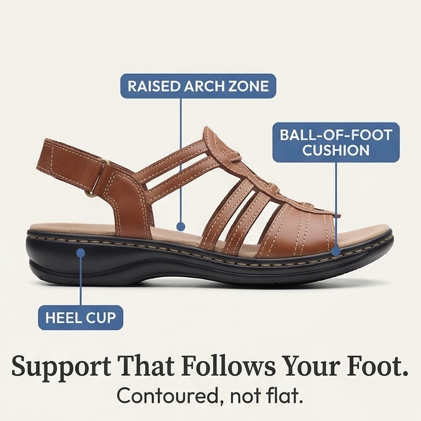 Women's Arch Support Woven Sandals