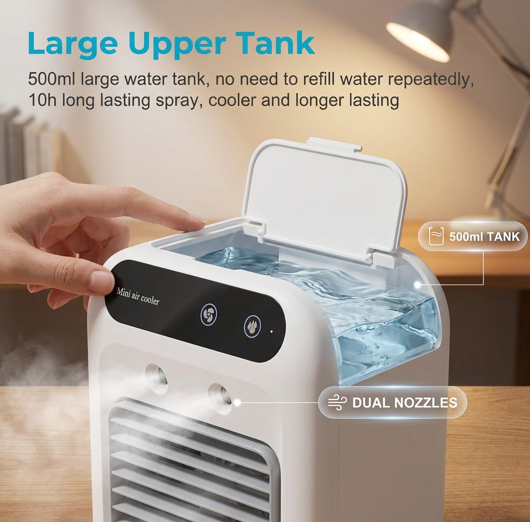 Rechargeable Mini Portable Air Conditioner
