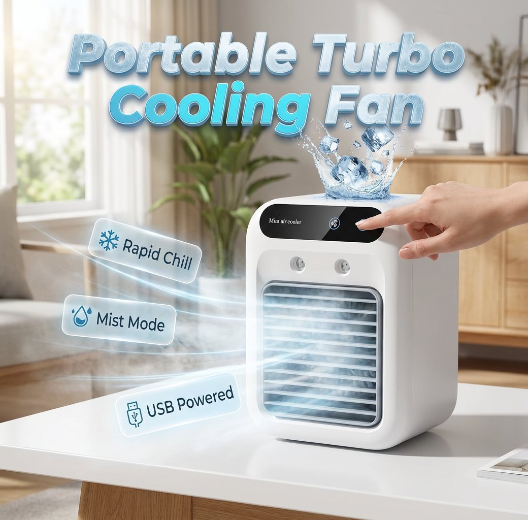Rechargeable Mini Portable Air Conditioner