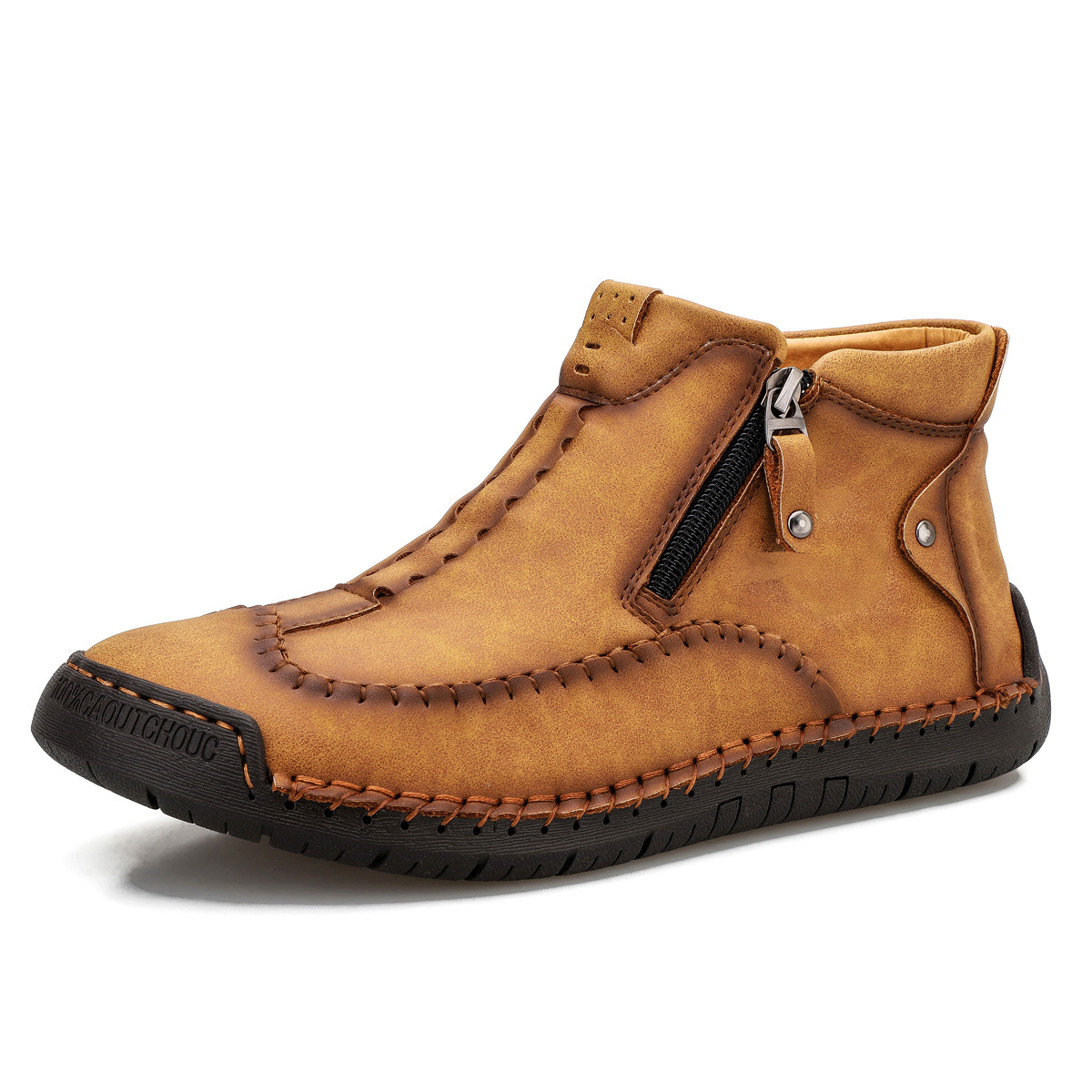 ⏰ 50% Off - New Autumn/Winter Men's Genuine Leather Non-Slip Outdoor Warm Orthopedic Boots