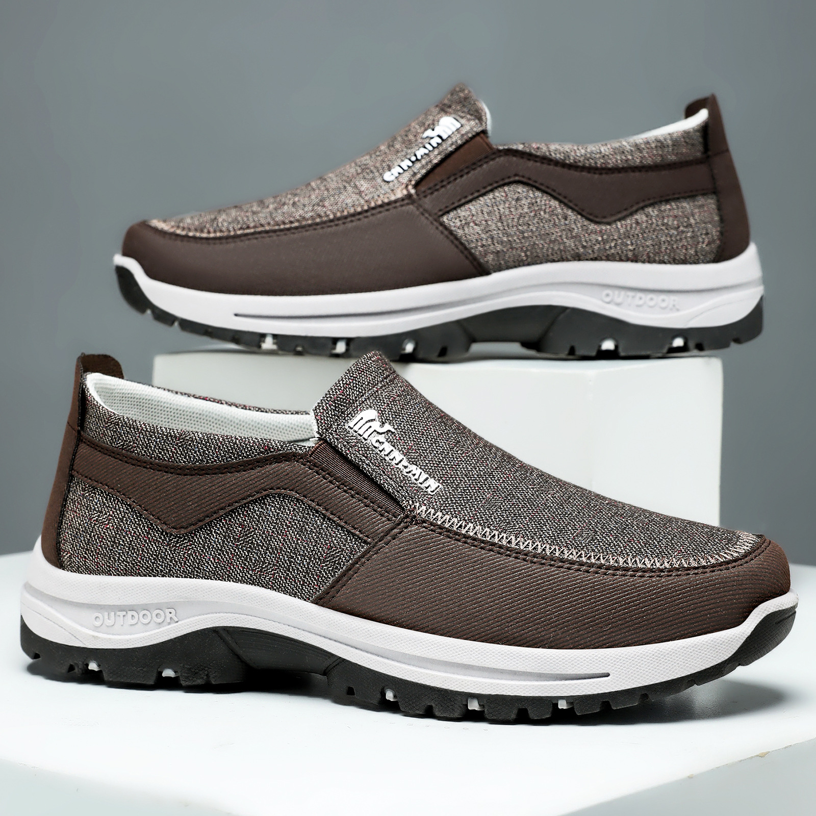 🔥LAST DAY 60% OFF🔥Men's Arch Support & Breathable and Light & Non-Slip Shoes - Proven Plantar Fasciitis, Foot and Heel Pain Relief.