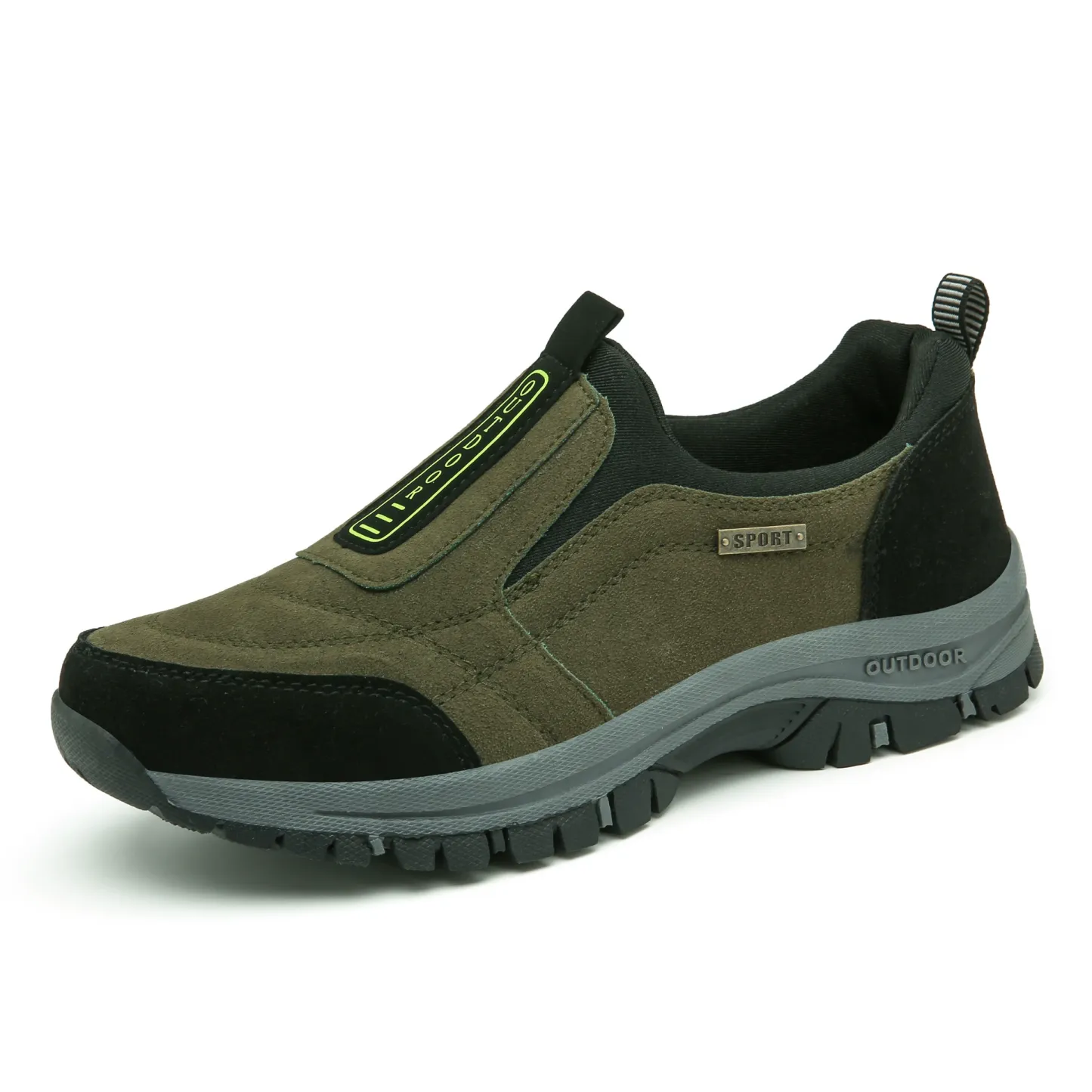 MEN'S EXTENDED WIDTH FOOT COMFORTABLE SNEAKERS WITH ARCH SUPPORT AND SHOCK ABSORPTION