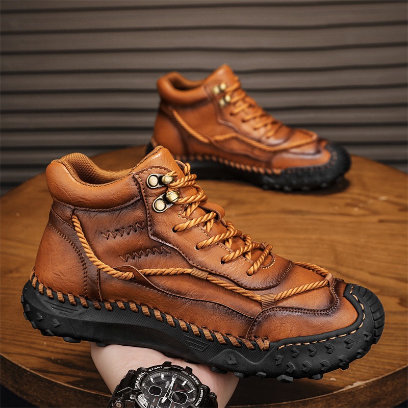 ⏰ 50% off - 2026 New Men's Genuine Leather Non-Slip Orthopedic Shoes