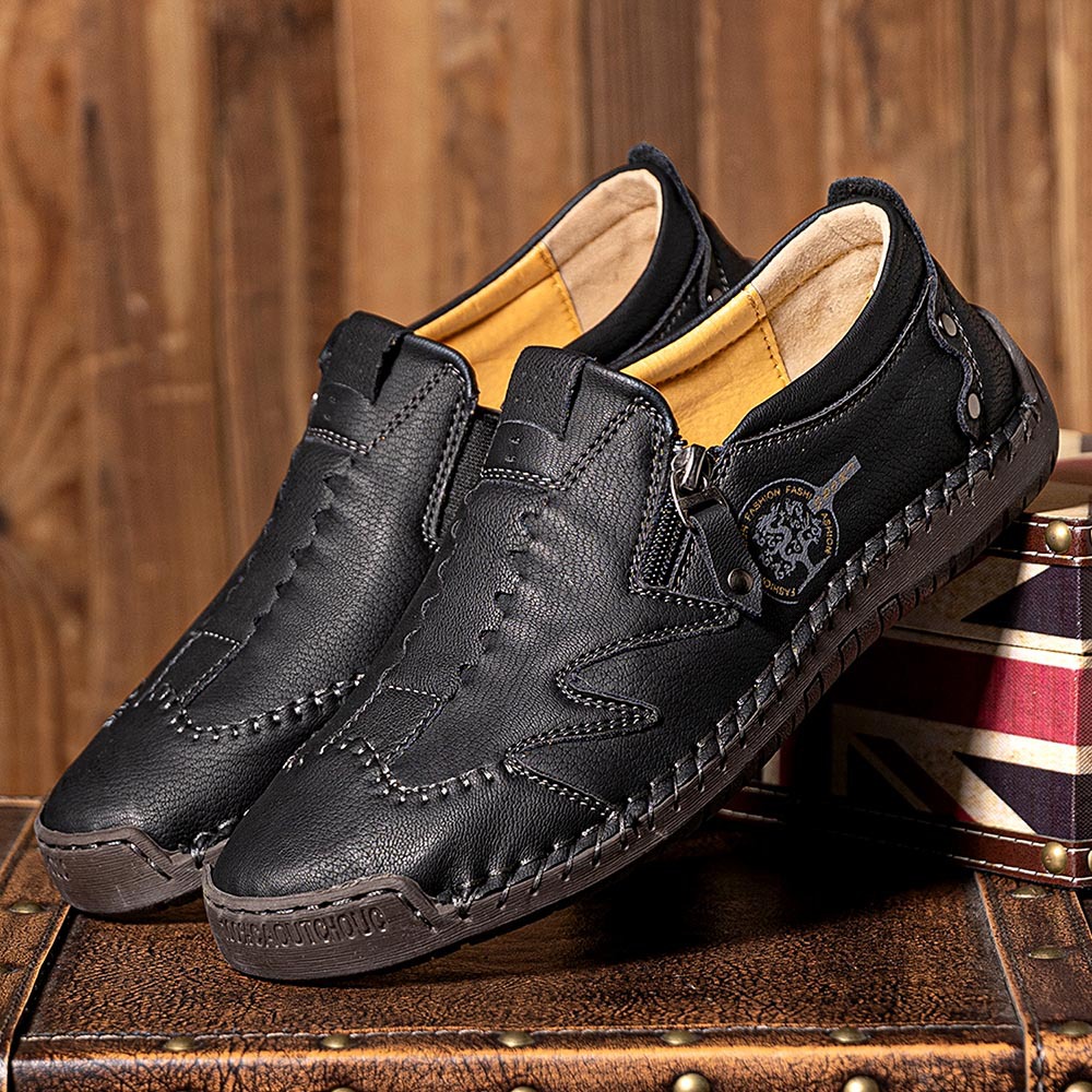 ⏰ 50% off - Men's Genuine Leather Non-Slip Orthopedic Outdoor Shoes