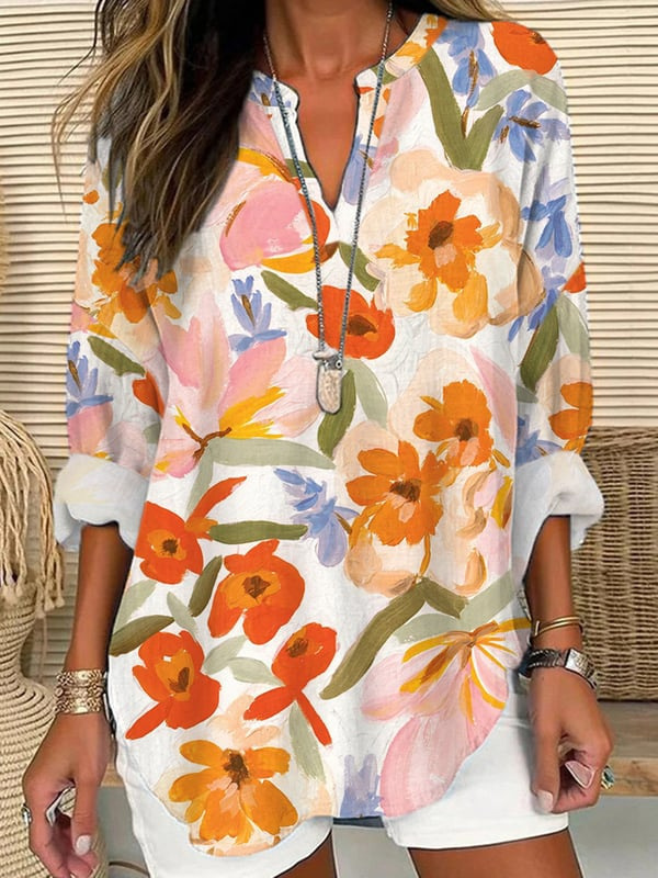 Women's Casual Cotton Blouse — Everyday Comfort with Effortless Style