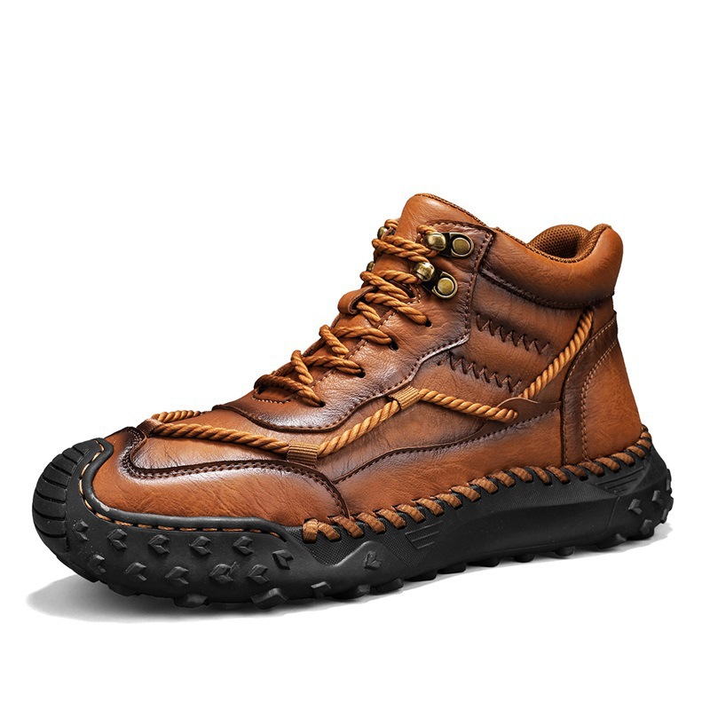 ⏰ 50% off - 2026 New Men's Genuine Leather Non-Slip Orthopedic Shoes