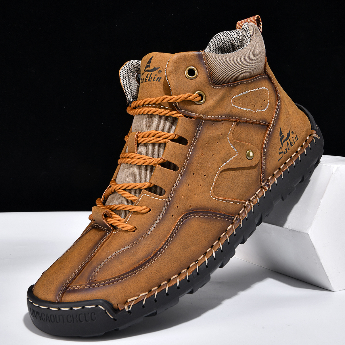 ⏰ 50% off - Men's Genuine Leather Non-Slip Orthopedic Boots
