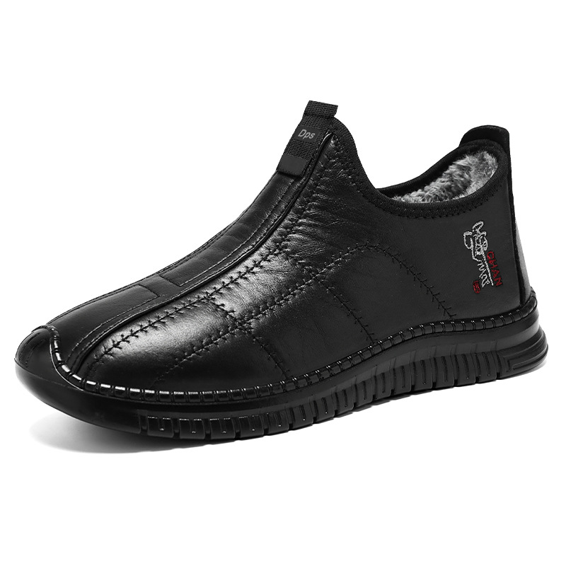 🔥Last Day! 60% Off🔥 Outdoor non-slip, comfortable arch support walking shoes, comfortable orthopedic leather boots, warm and insulated snow boots
