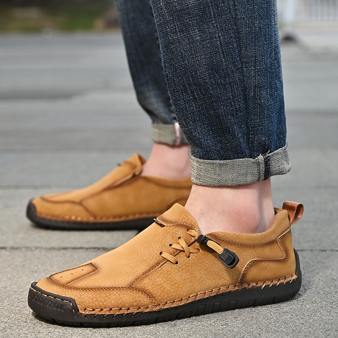 ⏰ 50% Off - Men's Genuine Leather Non-Slip Orthopedic Loafers