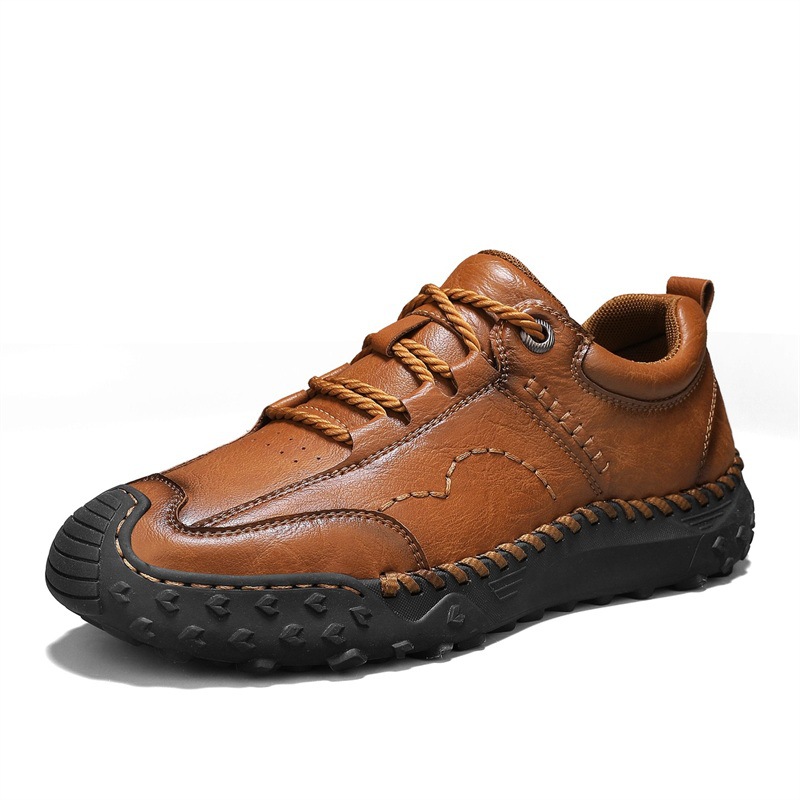 🔥Last day 50% off 🔥Men's Handmade Genuine Leather Non-Slip Loafers with Arch Support