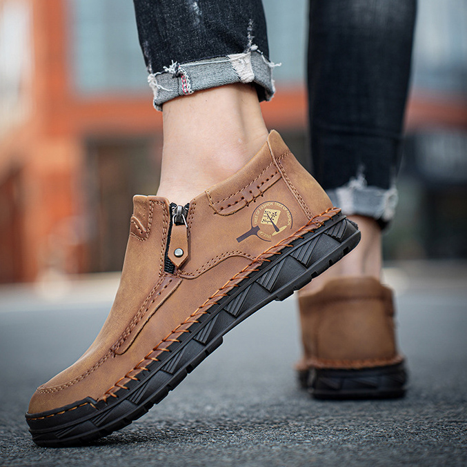 ⏰ 50% off - 2025 Newest Men's Orthopedic Leather Loafers