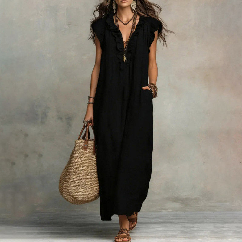 [Copy]Hot Selling Now！Elegant & Flowy Ruffled Shirt And Wide-leg Pants Two-piece Set