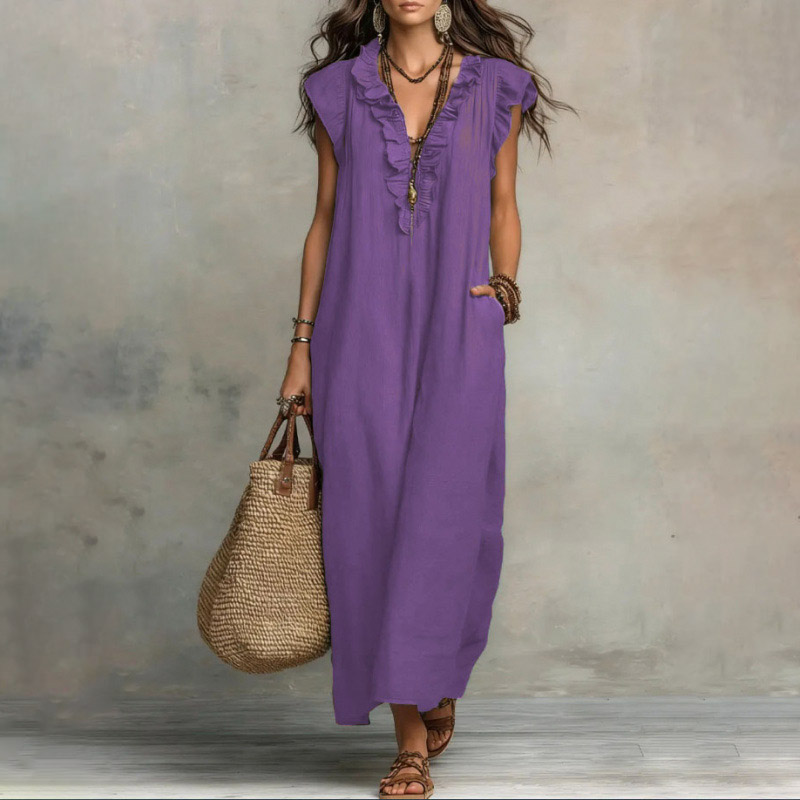 [Copy]Hot Selling Now！Elegant & Flowy Ruffled Shirt And Wide-leg Pants Two-piece Set