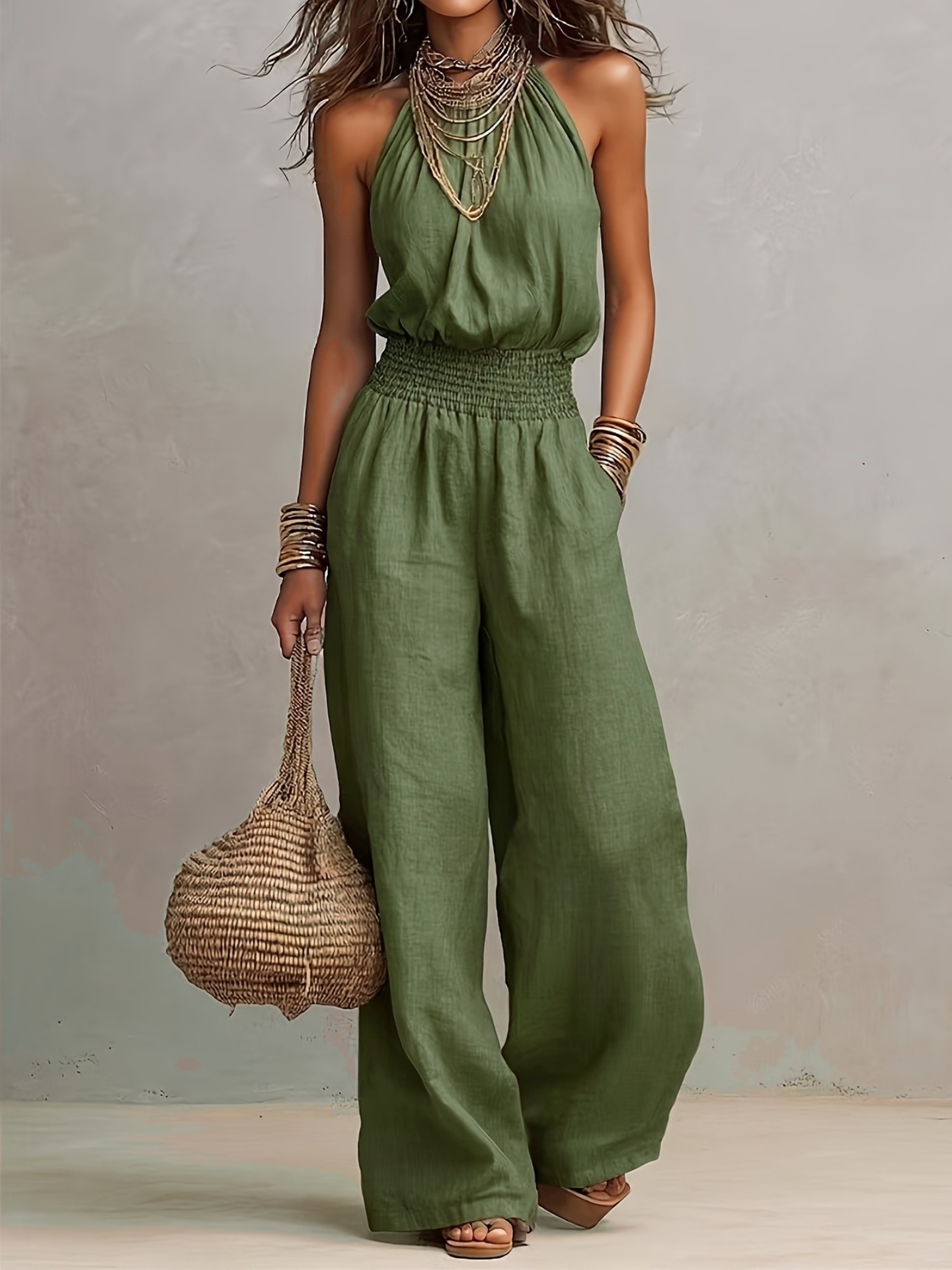 Bianca Flowing Wide Leg Jumpsuit