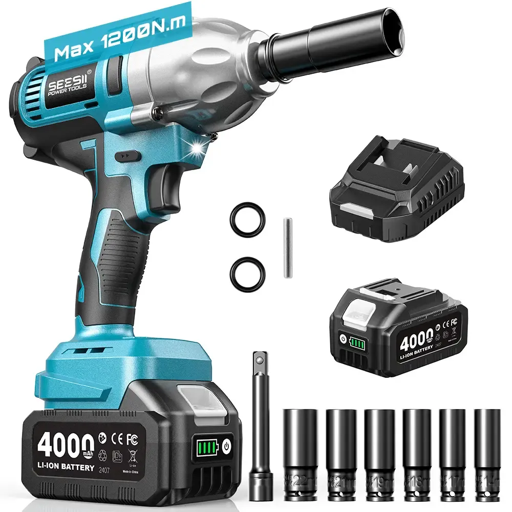 🔥Father's Day Best-Sellers🔥SEESII Cordless Impact Wrench High Torque