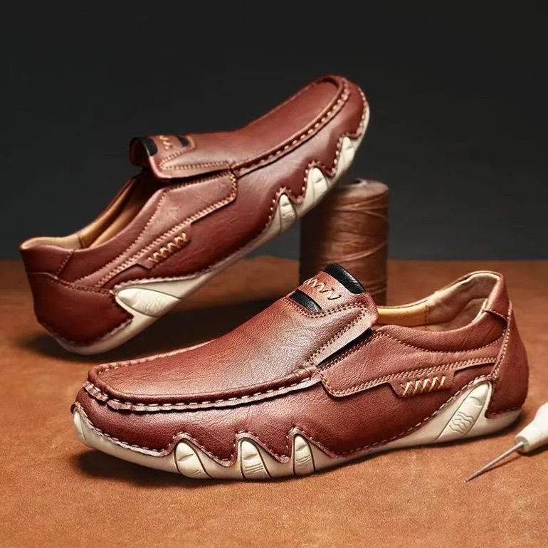 ⏰Last Day! 60% OFF  🔥CROTOILE®Men's Handcrafted Genuine Leather Orthopedic Loafers