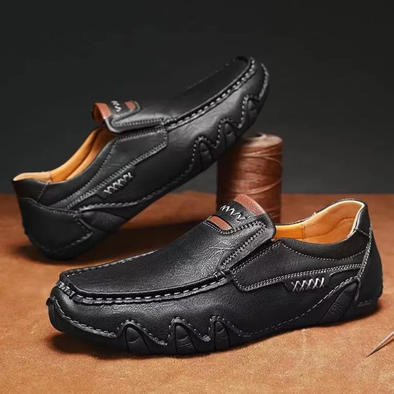 ⏰Last Day! 60% OFF  🔥CROTOILE®Men's Handcrafted Genuine Leather Orthopedic Loafers