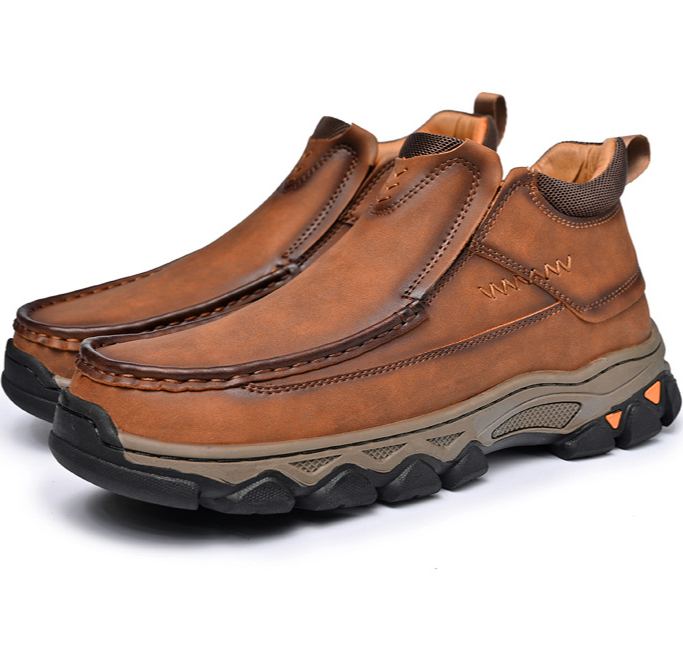⏰Last Day! 45% OFF 🔥Warmthof®Men's Orthopedic Genuine Leather Walking Boots