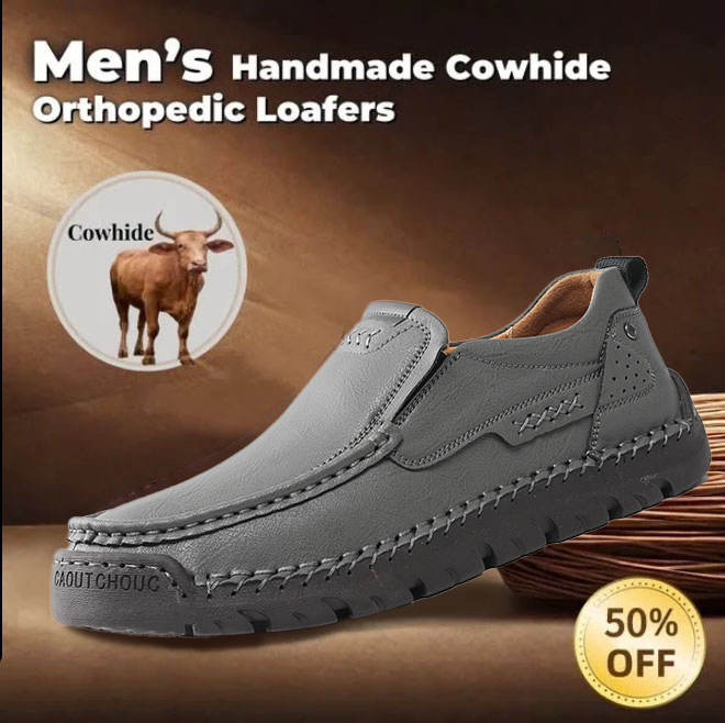 ⏰ 50% off - 2026 Newest Men's Orthopedic Leather Loafers