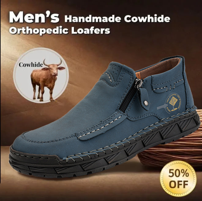 ⏰ 50% off - 2025 Newest Men's Orthopedic Leather Loafers