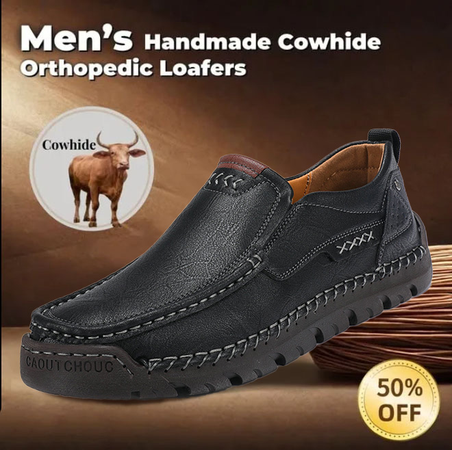 ⏰ 50% off - 2026 Newest Men's Orthopedic Leather Loafers