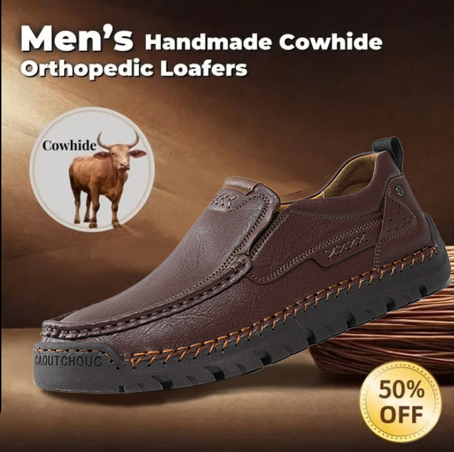 ⏰ 50% off - 2026 Newest Men's Orthopedic Leather Loafers