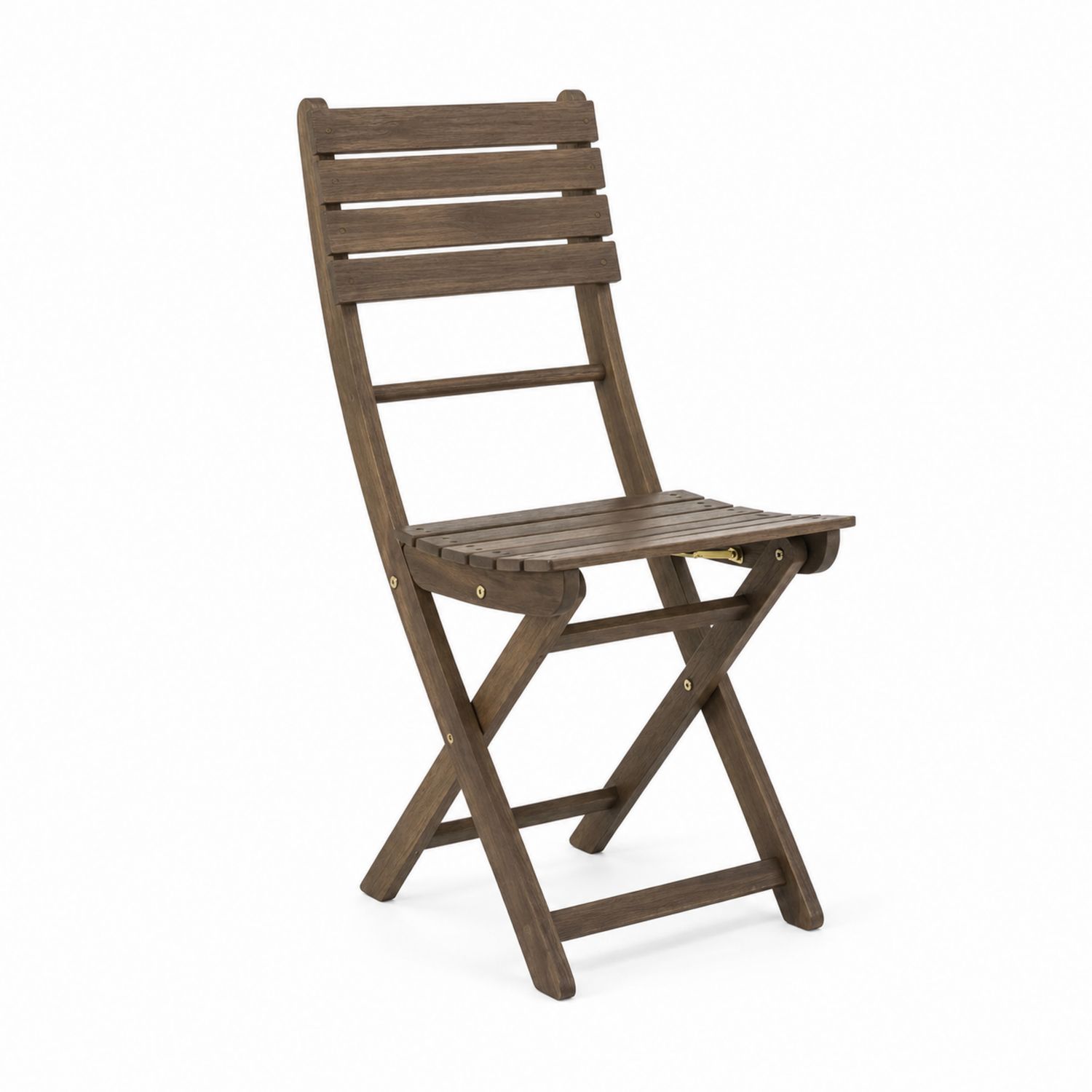 Klappstuhl aus Akazienholz Braun-Retrohomestead
