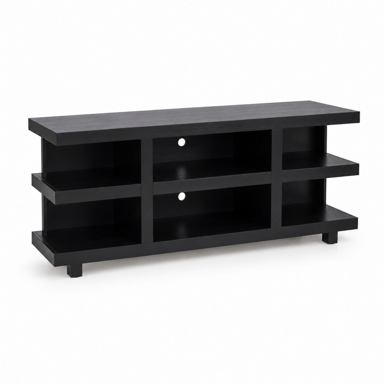 TV-Schrank aus MDF Schwarz 120 cm-Retrohomestead