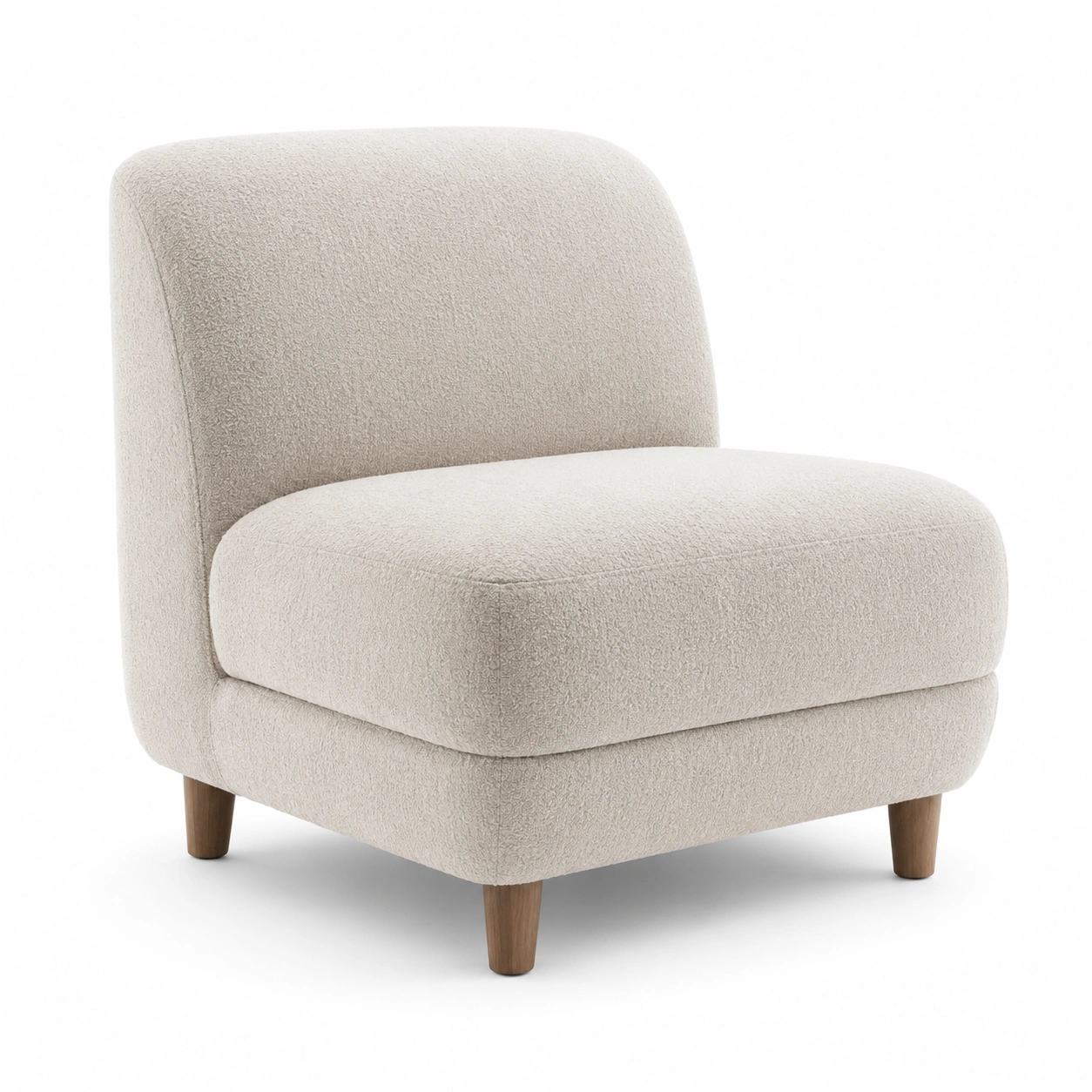 Sillon relax tapizado color marfil-ValoriaNest