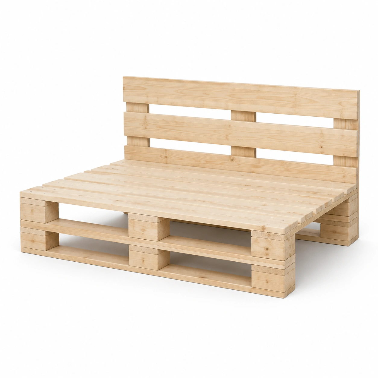 Banco con bandeja de madera natural-ValoriaNest