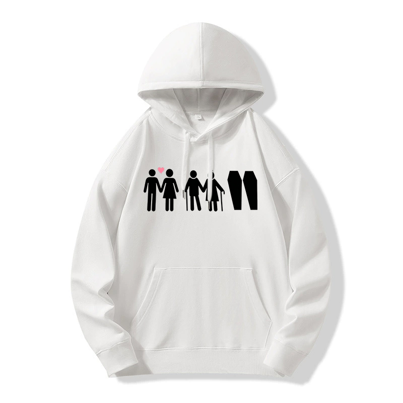 Till Death Do Us Part Life Journey Couple Shirt/Sweatshirt/Hoodie – Romantic Skeleton Graphic Tee, Matching Anniversary Unisex Cotton