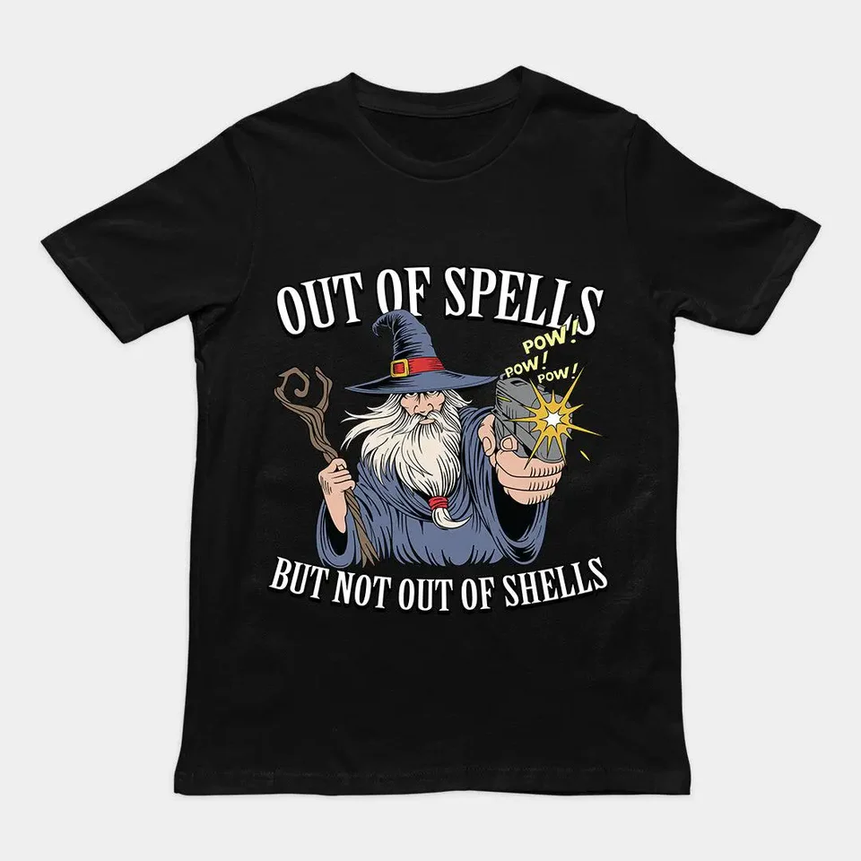 Unisex - Out of Spells but Not Out of Shells T-Shirt