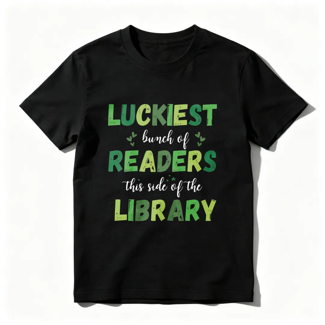 Luckiest Bunch Of Readers This Side Of The Library Unisex Classic T-shirt