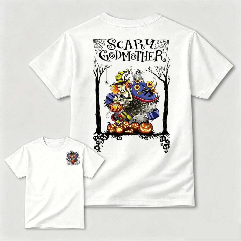 Scary Godmother Halloween Retro Witch Harry The Werewolf T-Shirt/Sweatshirt/Hoodie