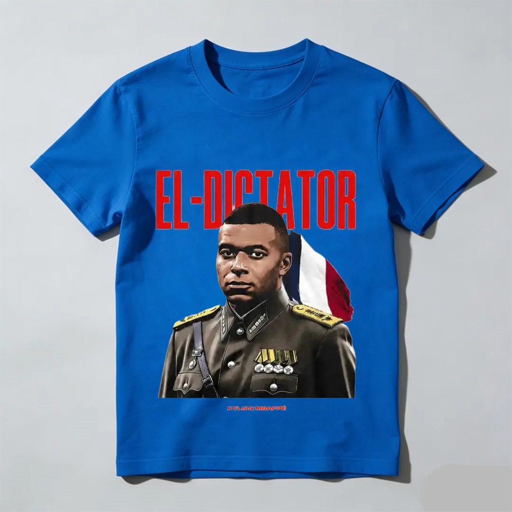 🇫🇷⚽Kylian Graphic T-Shirt, France Soccer Streetwear Tee, Vintage Soccer Shirt, El Dictator Graphic Tee