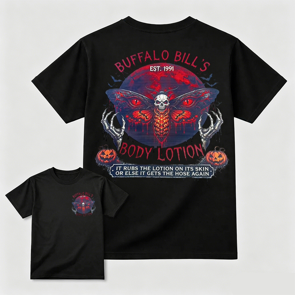The Silence of The Lambs T Shirt – Vintage Hannibal Lecter Movie Graphic Tee Shirts for Hallowmas