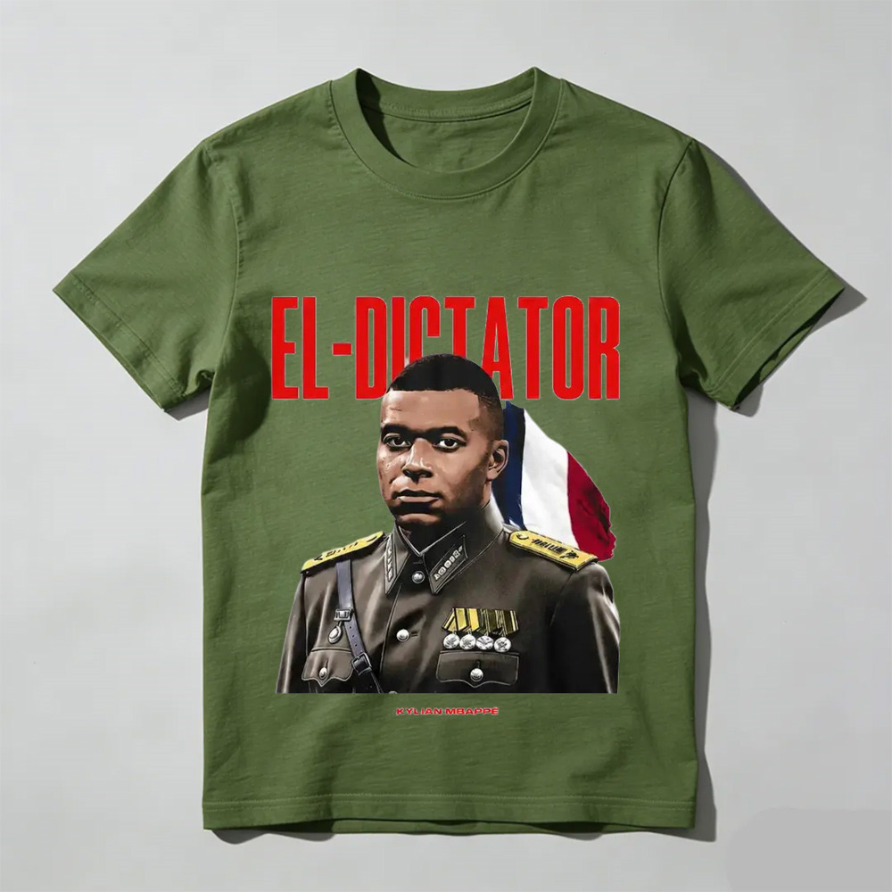 🇫🇷⚽Kylian Graphic T-Shirt, France Soccer Streetwear Tee, Vintage Soccer Shirt, El Dictator Graphic Tee