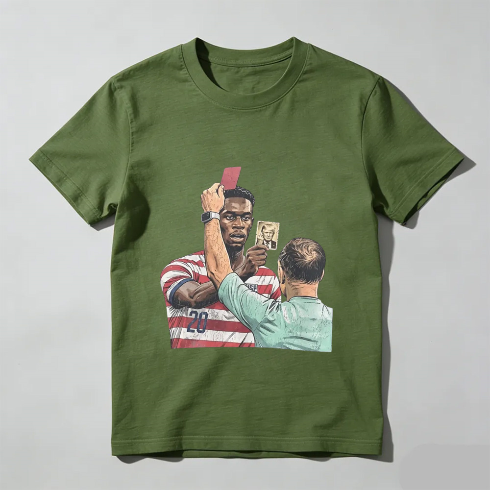 Balogun's Trump Card Shirt, World Soccer 2026, USMNT meme Tee