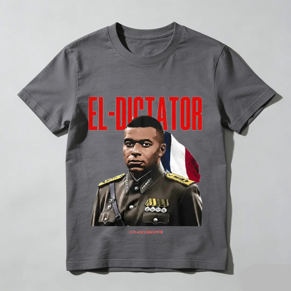 🇫🇷⚽Kylian Graphic T-Shirt, France Soccer Streetwear Tee, Vintage Soccer Shirt, El Dictator Graphic Tee