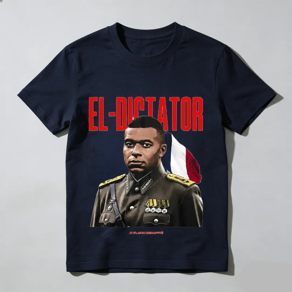 🇫🇷⚽Kylian Graphic T-Shirt, France Soccer Streetwear Tee, Vintage Soccer Shirt, El Dictator Graphic Tee