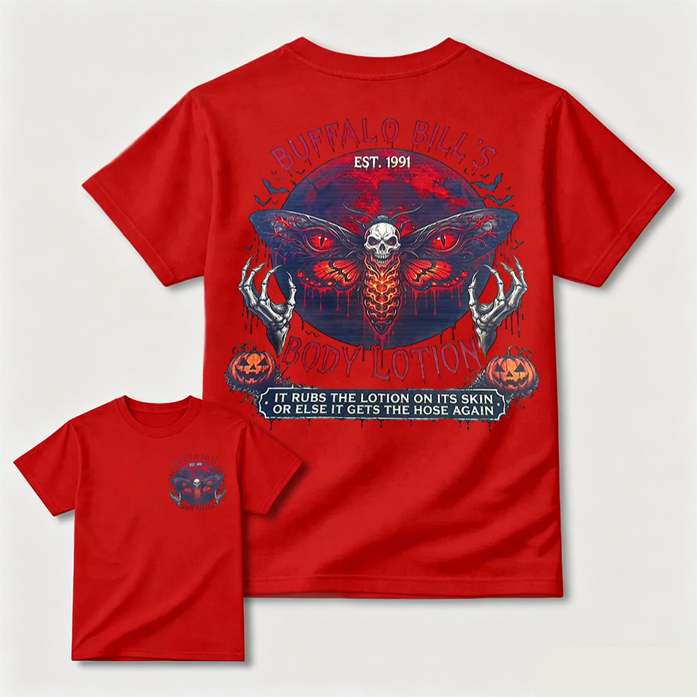 The Silence of The Lambs T Shirt – Vintage Hannibal Lecter Movie Graphic Tee Shirts for Hallowmas