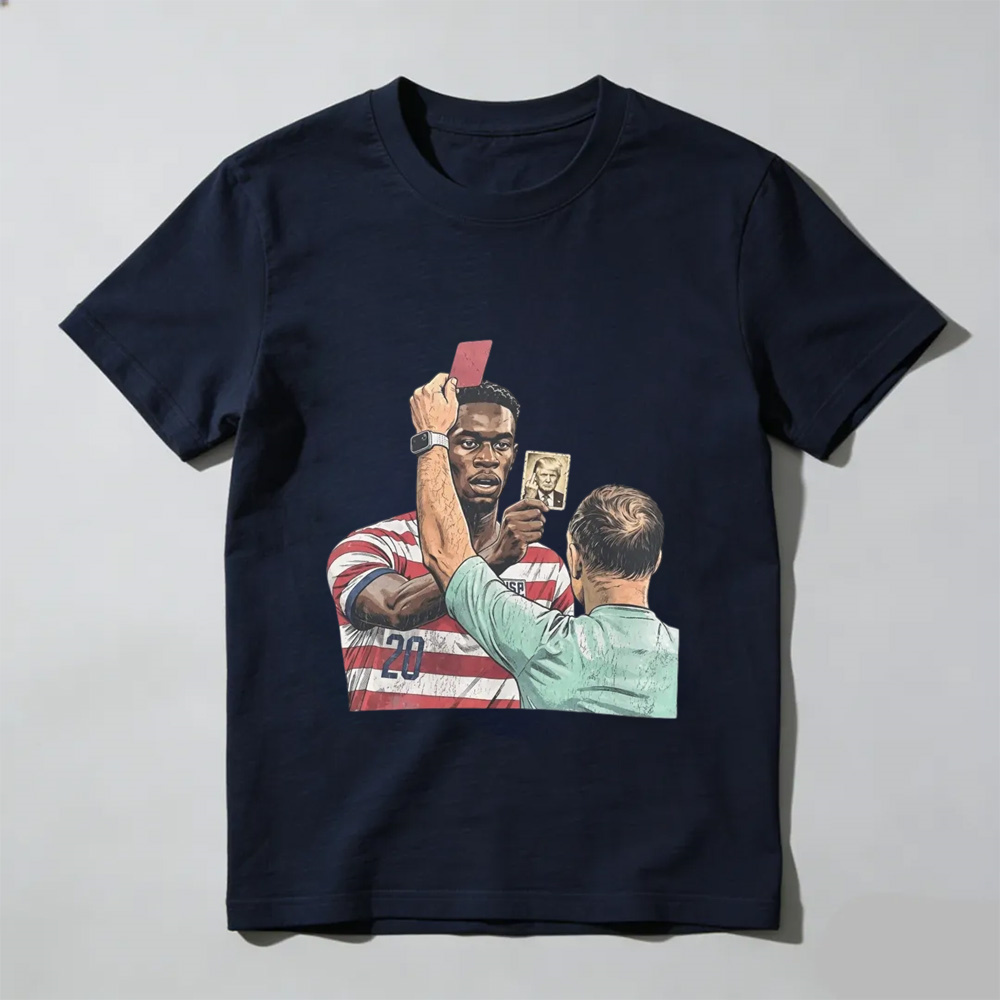 Balogun's Trump Card Shirt, World Soccer 2026, USMNT meme Tee