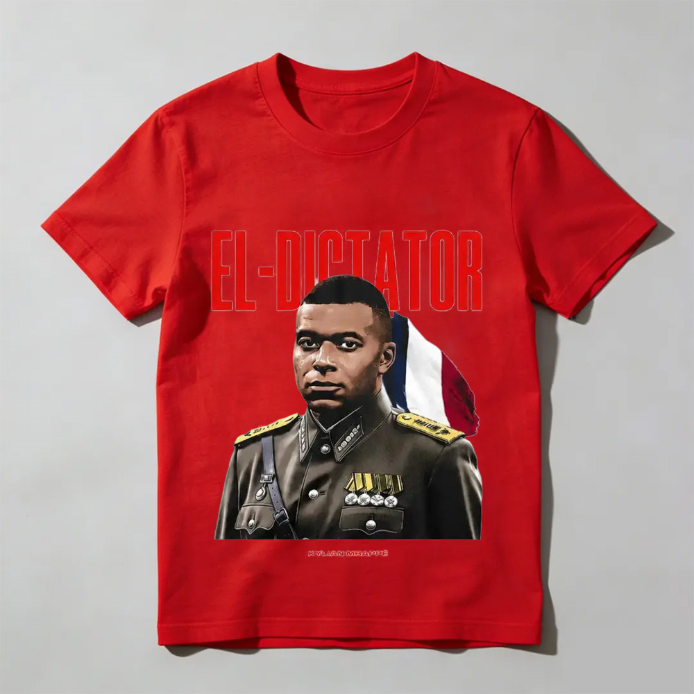 🇫🇷⚽Kylian Graphic T-Shirt, France Soccer Streetwear Tee, Vintage Soccer Shirt, El Dictator Graphic Tee