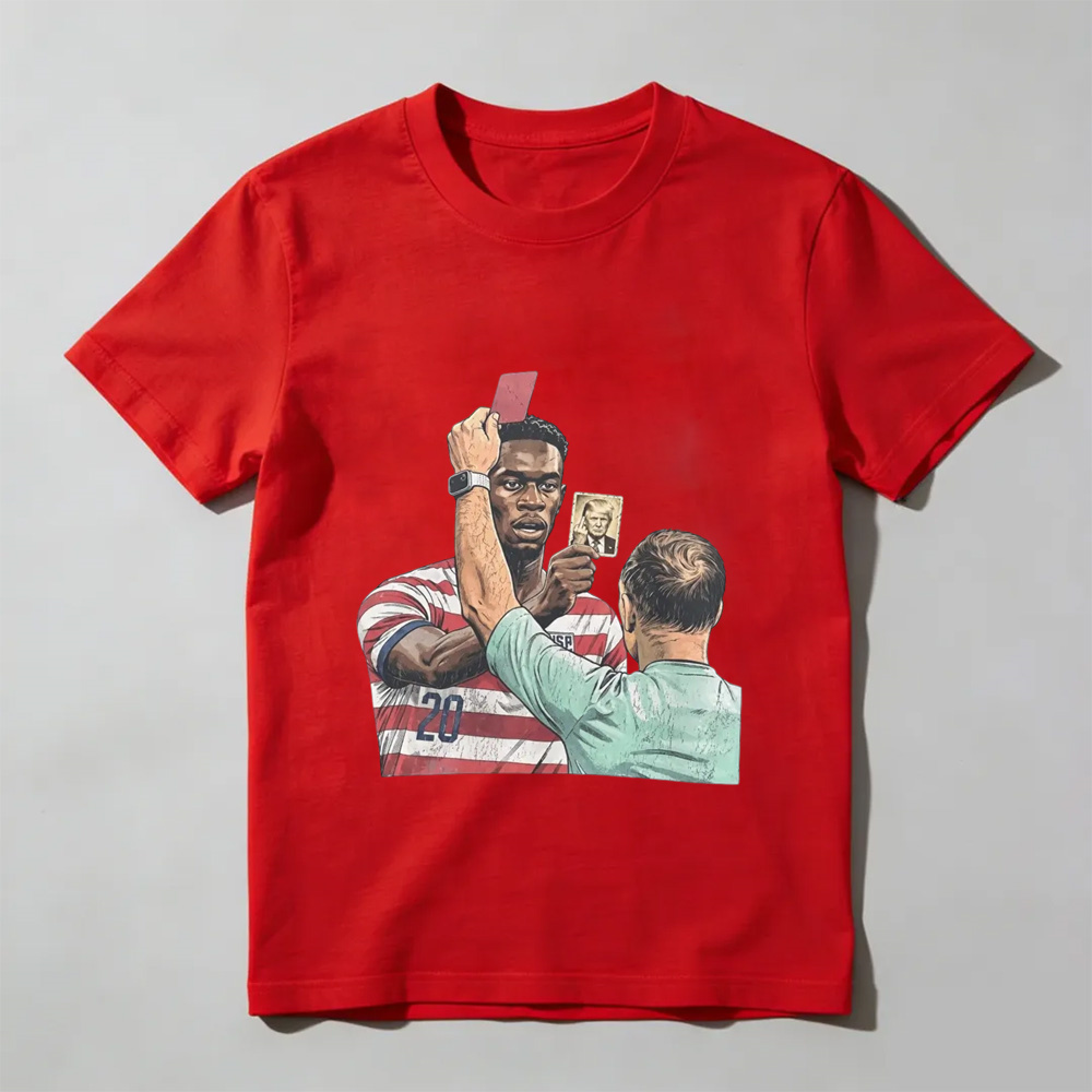 Balogun's Trump Card Shirt, World Soccer 2026, USMNT meme Tee