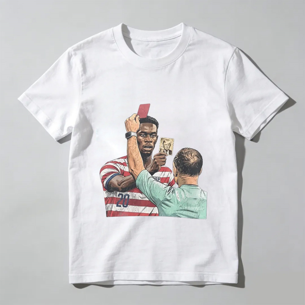 Balogun's Trump Card Shirt, World Soccer 2026, USMNT meme Tee