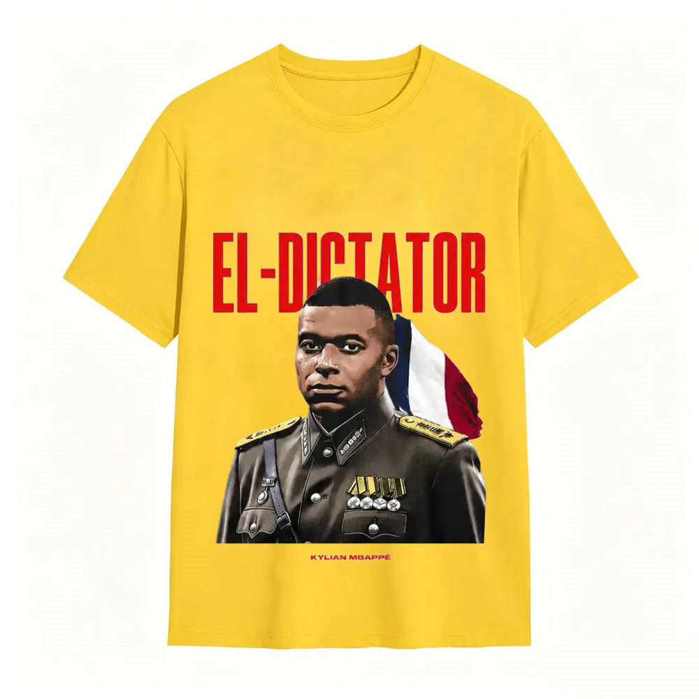🇫🇷⚽Kylian Graphic T-Shirt, France Soccer Streetwear Tee, Vintage Soccer Shirt, El Dictator Graphic Tee