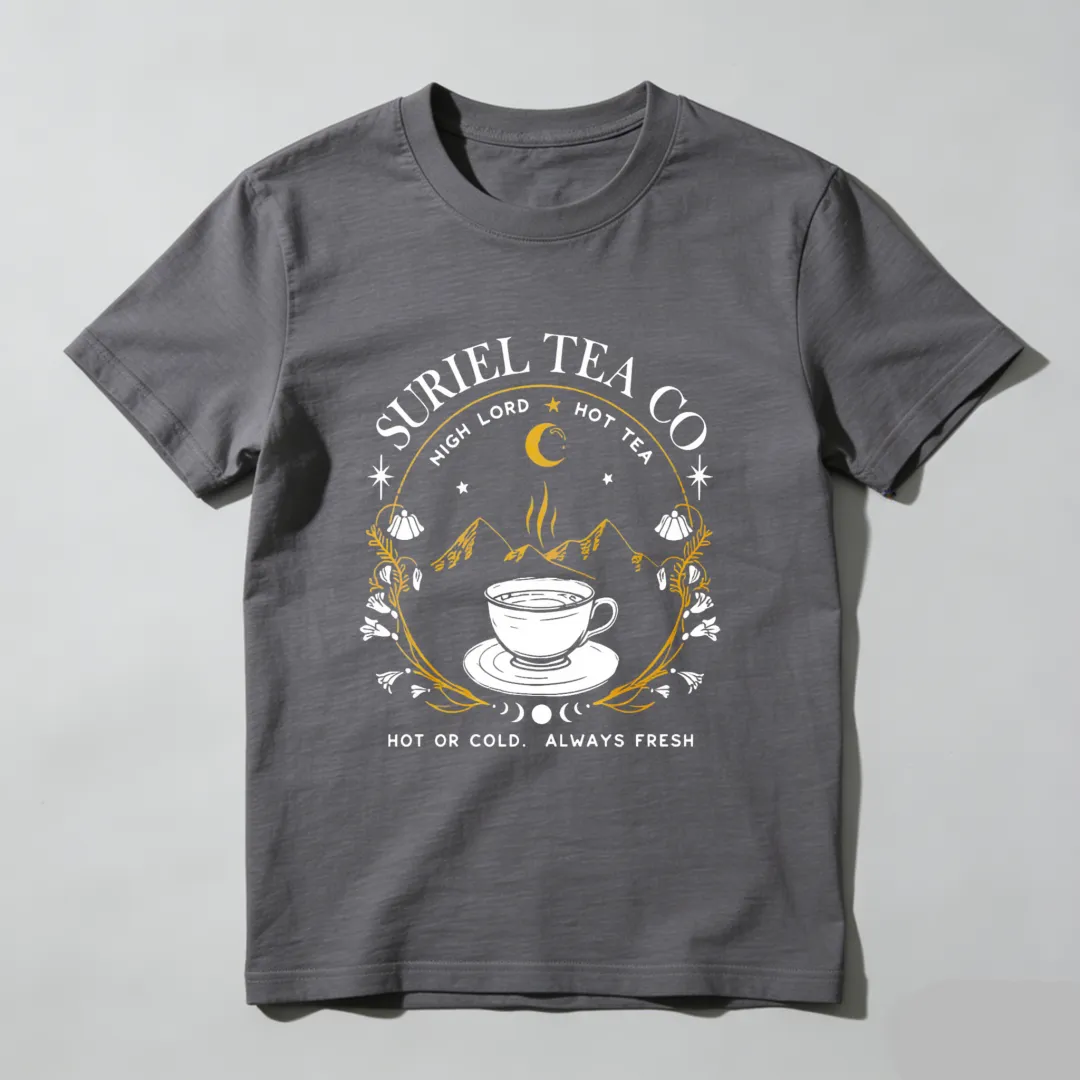 Surriel Tea Co Moon Mountains Cup Stars Unisex Classic T-shirt