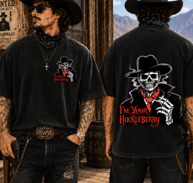 I''m Your Huckleberry Tombstone Shirt For Western Cowboys Halloween Style
