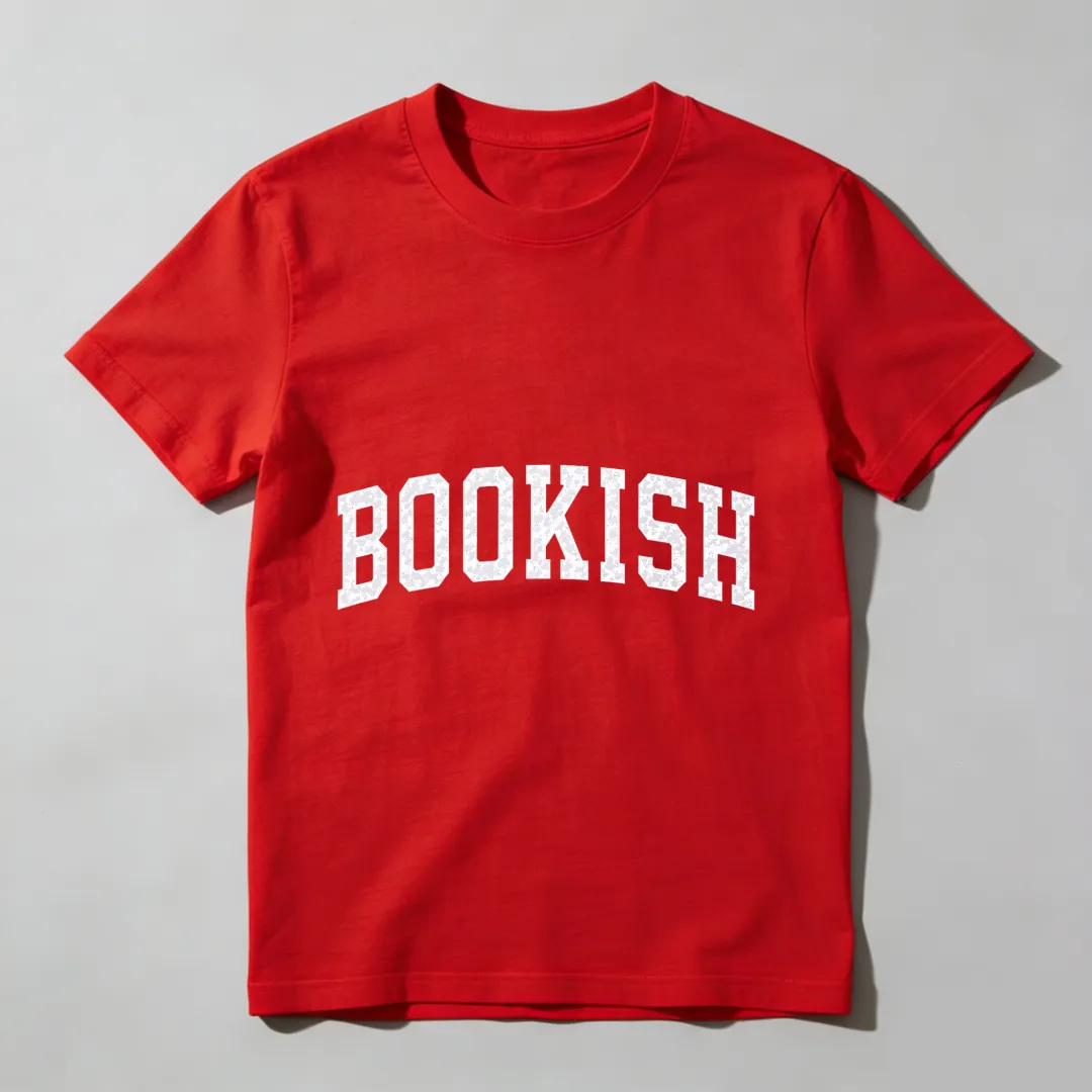 Bookish White Text On Black Shirt Unisex Classic T-shirt